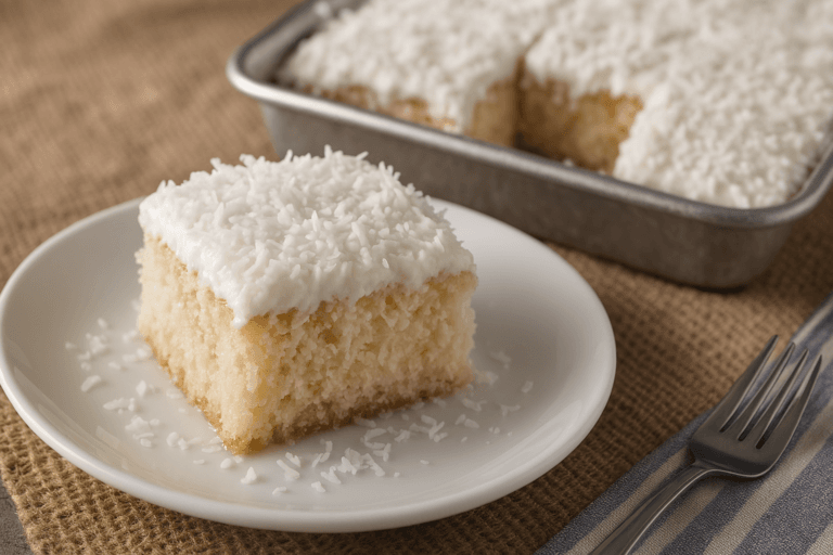 Bolo de Coco Gelado